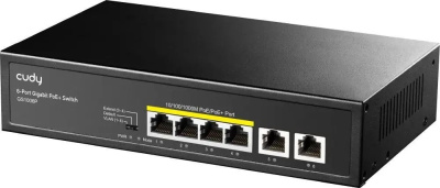 ���������� Cudy GS1006P (L2) 6x1����/� 6PoE+ �������������