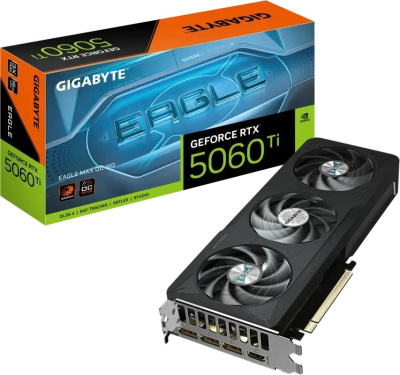 ���������� Gigabyte NVIDIA GeForce RTX 5060 Ti EAGLE MAX OC 16Gb (GV-N506TEAGLEMAX OC-16GD 1.0) Ret
