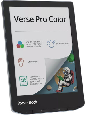 ����� ����������� PocketBook 634 Verse Pro Color Stormy Sea (������-�����) PB634K3-1-WW