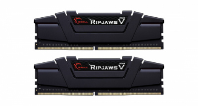   DDR4 G.SKILL RIPJAWS V 32GB (2x16GB kit) 3600MHz CL16 1.35V CLASSIC BLACK (F4-3600C16D-32GVKC)