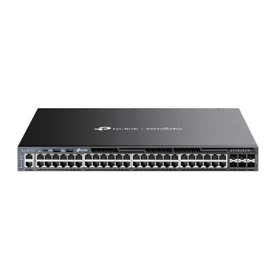 TP-Link SG6654XHP, ����������� ����������� ���������� 3�� ������ Omada � 48 ����������� ������� PoE+ � 6 ������� SFP+