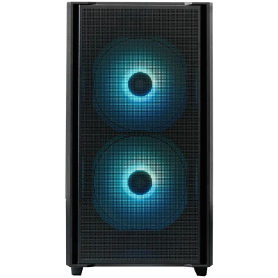 ������ XASTRA  A400M 3ARGB-C6 Black mATX/ Mesh/ Screwless TG+Mesh/2x140mm + 1x120mm FC ARGB PWM fans/Argb+PWM HUB 6port/ A400M-2FC14A-1FC12A-C6