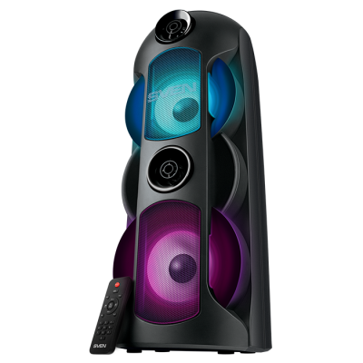 ��������� ������������ SVEN PS-720 ������ (2x40W, mini Jack, USB, Bluetooth, FM, micro SD, LED-�������, ���,  USB Type-C, 2 x 4400 �A, LED ���������)