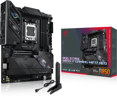 ����������� ����� Asus ROG Strix B850-F Gaming WIFI7 NEO, Socket AM5 AMD B850, ATX, Ret