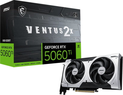 ���������� MSI NVIDIA GeForce RTX 5060 Ti 8Gb (RTX 5060 TI 8G VENTUS 2X PLUS)