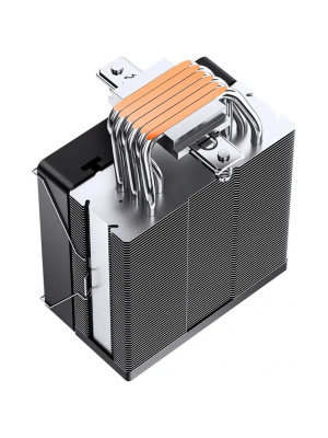 ����� JONSBO CR-1000MAX V2 ARGB (230W, 4-pin PWM, 157mm, Al/Cu, 6x6mm, ARGB, 1x120mm, 70.8CFM, 33.2dBA, 1800RPM, S: 1851/1700/1200/115X, AM4/AM5 Black)