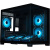 ������ XASTRA QW500M 6ARGB-C10-UC Black mATX/Aquarium/Screewless/ 6x120mm ARGB PWM FM fans/Argb+PWM HUB 10port/Type-C/ QW500M-6FM12A-C10-UC