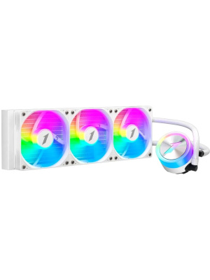 ������� �������� ���������� 1STPLAYER TS1 360 White / 3x120mm, ARGB, 300W TDP / TS1-360-WH