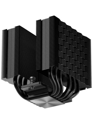 ����� ��� ���������� PCCooler RZ620M X BK (210W, 4-pin PWM, 118.5mm, Al/Cu, 6x6mm, 1x100mm, 54.2CFM, 32.5dBA, 3000RPM, S: 1851/1700/1200/115X, AM5/AM4, black)