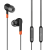 Наушники вкладыши Itel E12 1.2м черный проводные в ушной раковине (IEP-12) Наушники вкладыши Itel E12 1.2м черный проводные в ушной раковине (IEP-12)