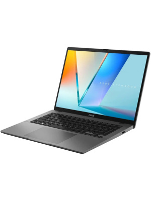 ������� ASUS Vivobook S14 M3407HA, 14" (1920x1200) IPS/AMD Ryzen 7 260/16 �� DDR5/512 �� SSD/AMD Radeon Graphics/��� �������, ����� (90NB16E1-M00310)