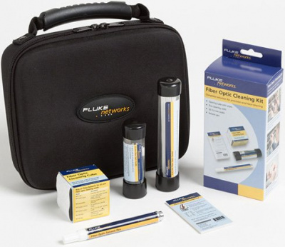  Fluke Networks Fiber Optic Cleaning Kit (NFC-KIT-CASE)