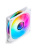 ���������� JONSBO FR-606W 120�120�25�� (PWM, ARGB LED, 800-1500��/���, �����) Retail