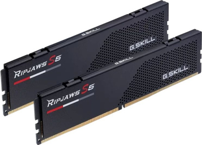 ������ ������ DDR5 G.SKILL RIPJAWS S5 128GB (2x64GB) 6000MHz CL34 (34-44-44-96) 1.35V / F5-6000J3444F64GX2-RS5K / Black