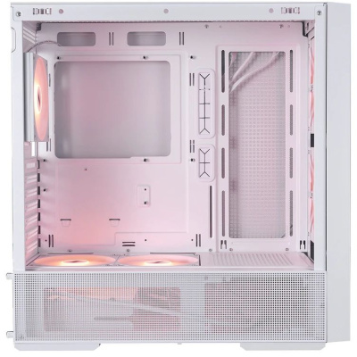 ������ 1STPLAYER AU7 ARGB White / ATX / 2x140mm & 3x120mm ARGB fans / AU7-WH-2FA7-14-W-2FA7R-W-1FA7-W