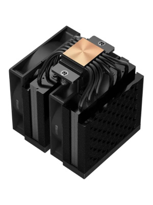 ����� ��� ���������� PCCooler RT620Pro Digital BK (265W, 4-pin PWM, 157.5mm, Al/Cu, 6x6mm, 2x120mm, 73.32CFM, 34.9dBA, 2200RPM, S: 1851/1700/1200/115X, AM5/AM4, black)