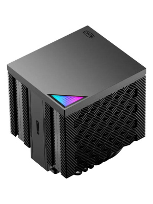 ����� ��� ���������� PCCooler RZ620M X BK (210W, 4-pin PWM, 118.5mm, Al/Cu, 6x6mm, 1x100mm, 54.2CFM, 32.5dBA, 3000RPM, S: 1851/1700/1200/115X, AM5/AM4, black)