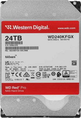 ������� ���� WD Red Pro WD240KFGX, 24��, HDD, SATA III, 3.5"