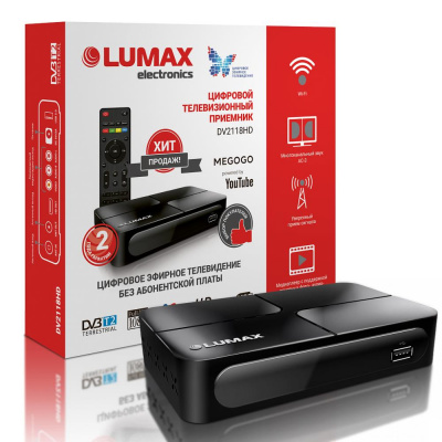 - LUMAX DVB-T2 DV2118HD 