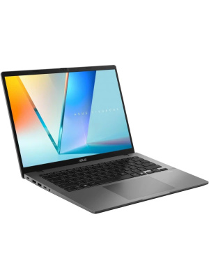 ������� ASUS Vivobook S14 M3407HA, 14" (1920x1200) IPS/AMD Ryzen 7 260/16 �� DDR5/512 �� SSD/AMD Radeon Graphics/��� �������, ����� (90NB16E1-M00310)