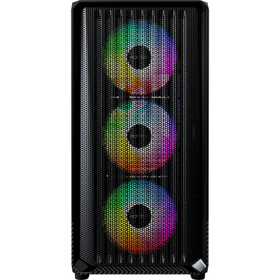 ������ Montech X5M Black / mATX / 3x120mm & 1x140mm ARGB fans / X5M (B)