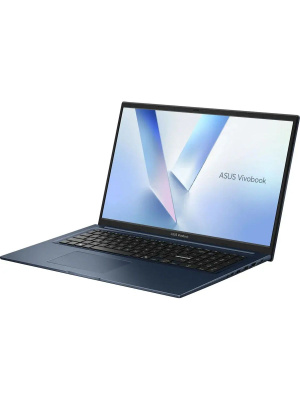 ������� ASUS Vivobook 17 X1704MA-AU035, 17.3" (1920x1080) IPS/Intel Core 7 350/16 �� DDR5/512 �� SSD/Intel Graphics/��� �������, ����� (90NB17V2-M001D0)