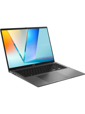 ������� ASUS VivoBook S16 OLED S3607AA, 16" (1920x1200) OLED/Intel Core Ultra 7 355/16 �� DDR5/1024 �� SSD/Intel Graphics/Windows 11 Pro, ����� (90NB1732-M00B10_Win11P)