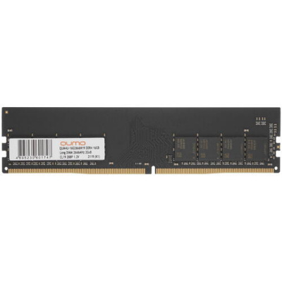 ����������� ������ 16GB QUMO QUM4U-16G2666N19 DDR4, DIMM, PC4-21300, 2666MHz