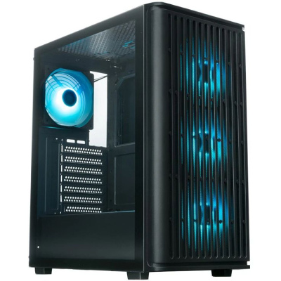 ������ XASTRA  A409 4ARGB-UC Black ATX/Mesh/Screwless full-size TG / 4x120mm ARGB PWM F� fans/Type-C/ A409-4F�12A-UC