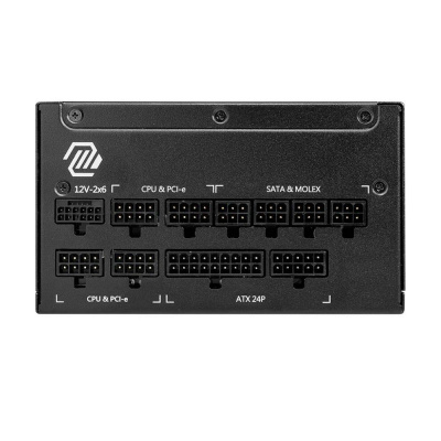 ���� ������� MSI Mag A1000GL PCIE5 1000W, 80+ Gold, ��������� ���������, ATX 3.0, RTL