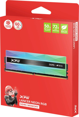 ������ ������ DIMM DDR5-6400 32GB (16GBx2) RGB AX5U6400C3216G-DCLANRSG ADATA