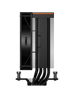 ����� ��� ���������� PCCooler RT400 Digital ARGB BK (230W, 4-pin PWM, ARGB, LED temp., 152mm, Al/Cu, 4x6mm, 1x120mm, 73.32CFM, 34.9dBA, 2200RPM, S: 1851/1700/1200/115X, AM5/AM4, black)