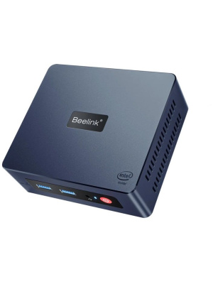 ����-�� Beelink Mini S, Intel Celeron N5095/8 �� DDR4/128 �� SSD/Intel UHD Graphics/Windows 11 Pro, ����� (BL/MINI S/N5095/8G/128G/Navy Blue)